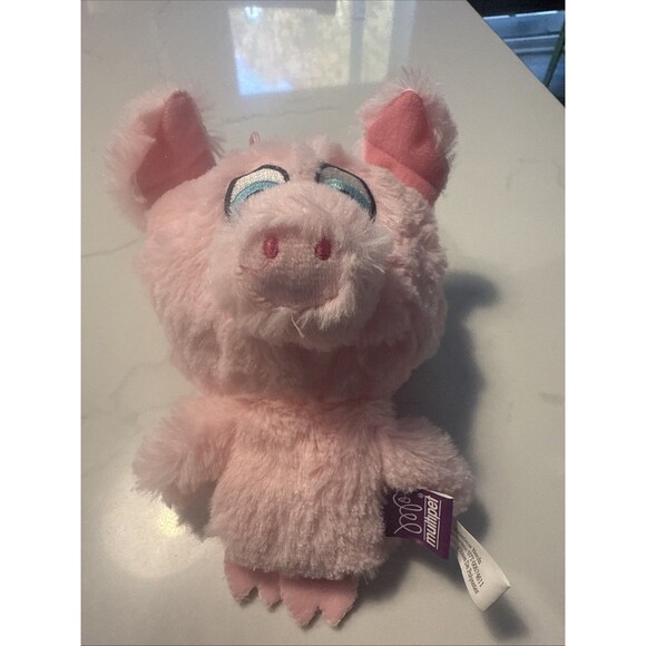 Multipet BUMPY HEAD BALL 4.5” Dog Toy With Squeaker Pig - Picture 1 of 5